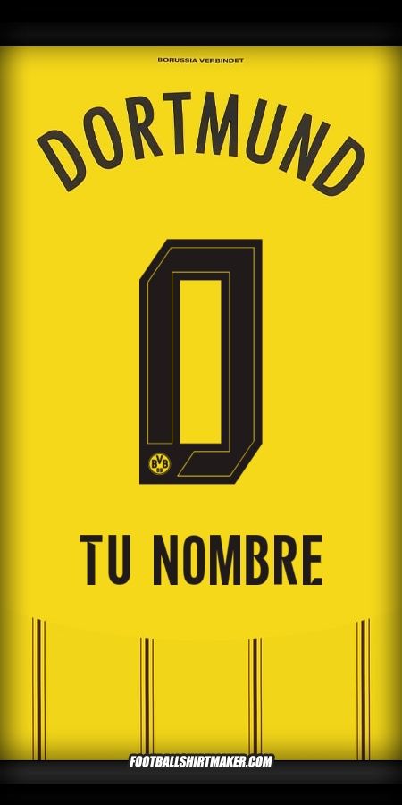Jersey Borussia Dortmund 2024/2025 -  tu nombre - 0