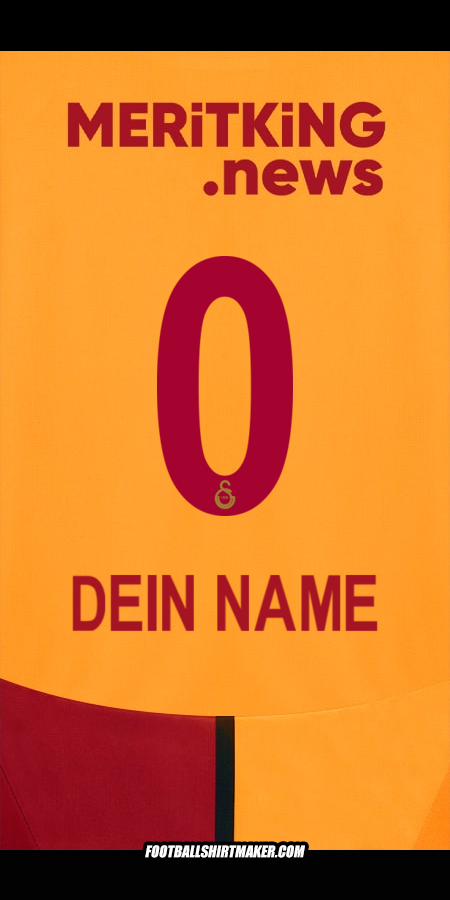 Trikot Galatasaray SK 2024/2025 -  dein name - 0