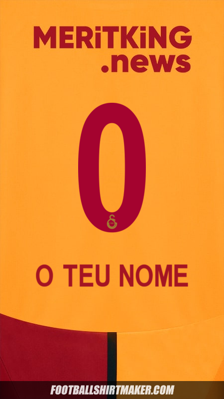 Camisola Galatasaray SK 2024/2025 -  o teu nome - 0