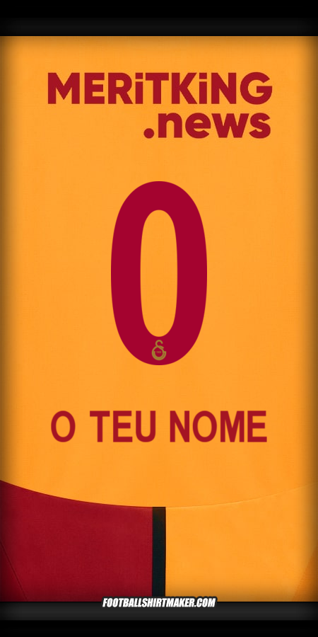Camisola Galatasaray SK 2024/2025 -  o teu nome - 0
