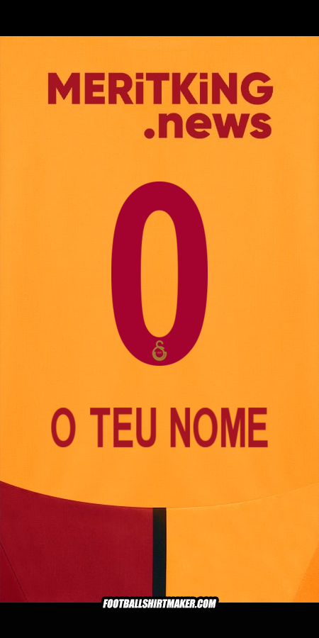 Camisola Galatasaray SK 2024/2025 -  o teu nome - 0