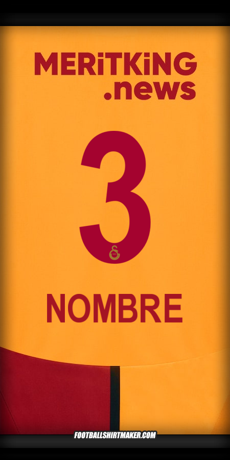 Camiseta Galatasaray SK 2024/2025 -  nombre - 3
