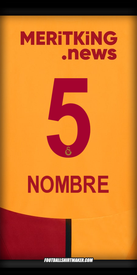 Jersey Galatasaray SK 2024/2025 -  nombre - 5