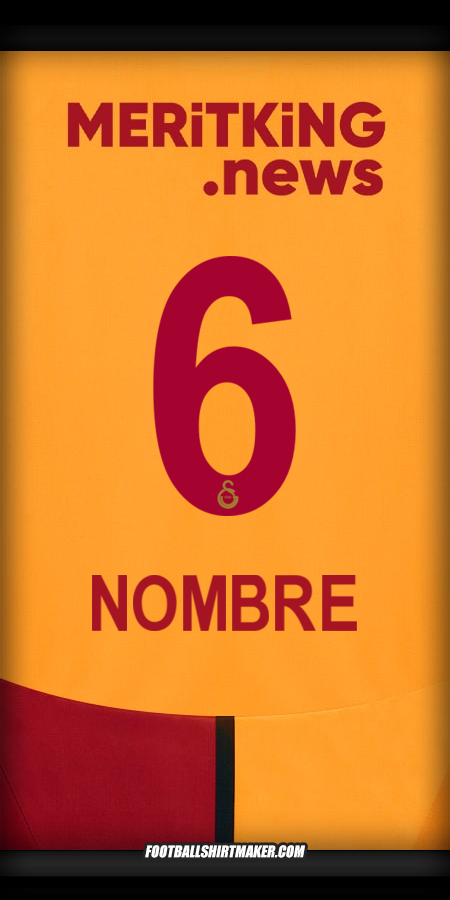 Jersey Galatasaray SK 2024/2025 -  nombre - 6