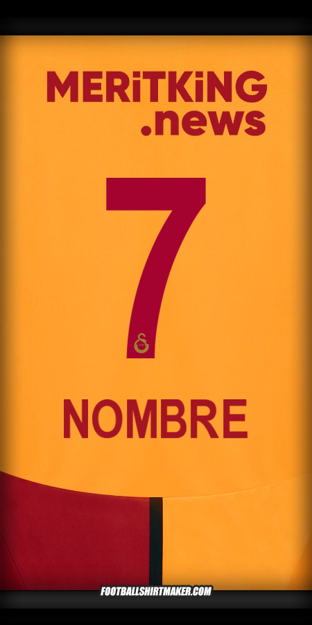 Jersey Galatasaray SK 2024/2025 -  nombre - 7