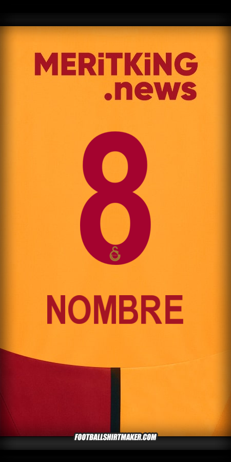 Jersey Galatasaray SK 2024/2025 -  nombre - 8