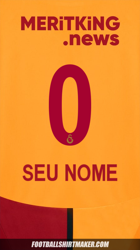 Camisa Galatasaray SK 2024/2025 -  seu nome - 0