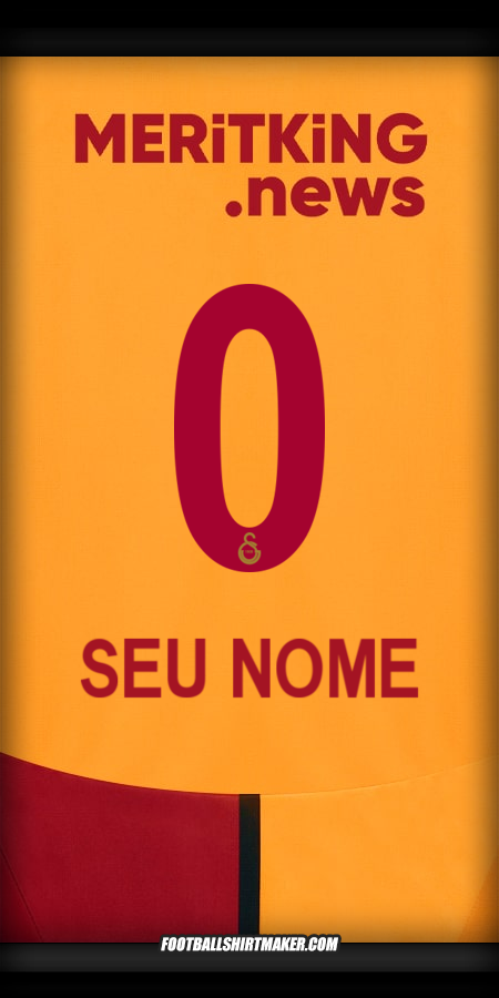 Camisa Galatasaray SK 2024/2025 -  seu nome - 0