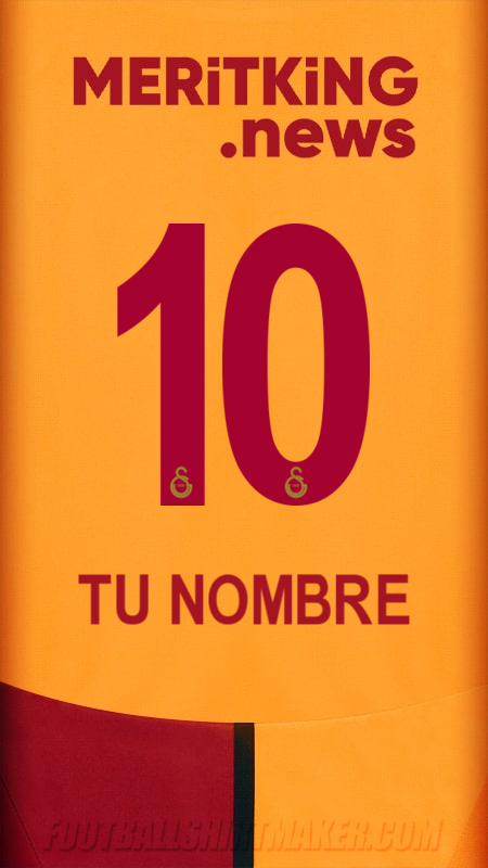 Jersey Galatasaray SK 2024/2025 número 10 tu nombre