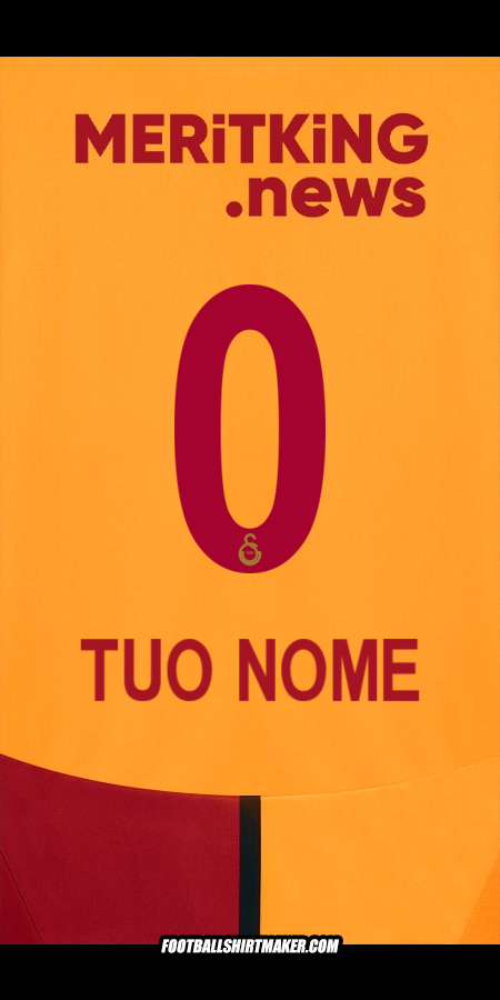 Maglia Galatasaray SK 2024/2025 -  tuo nome - 0