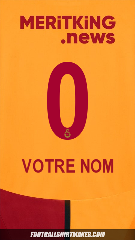 Maillot Galatasaray SK 2024/2025 -  votre nom - 0