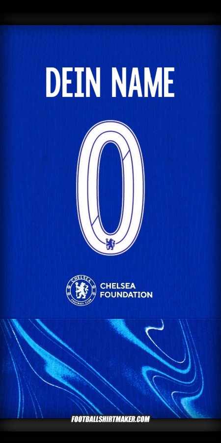 Trikot Chelsea 2024/2025 Cup -  dein name - 0