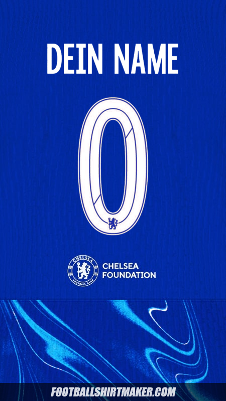 Trikot Chelsea 2024/2025 Cup -  dein name - 0