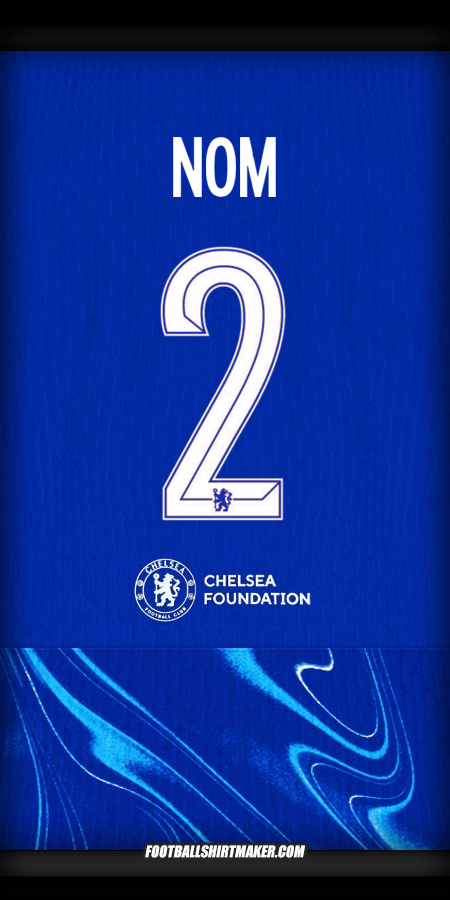 Maillot Chelsea Cup 2024/2025 -  nom - 2