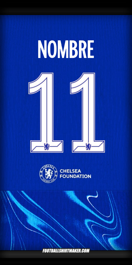 Jersey Chelsea Cup 2024/2025 -  nombre - 11