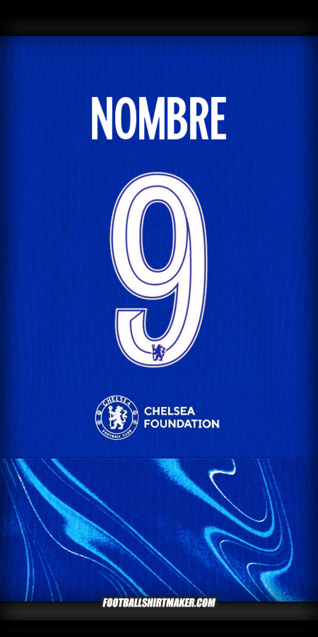 Jersey Chelsea Cup 2024/2025 -  nombre - 9