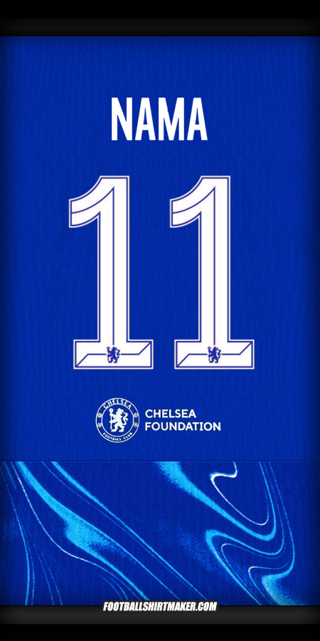 Jersey Chelsea Cup 2024/2025 -  nama - 11