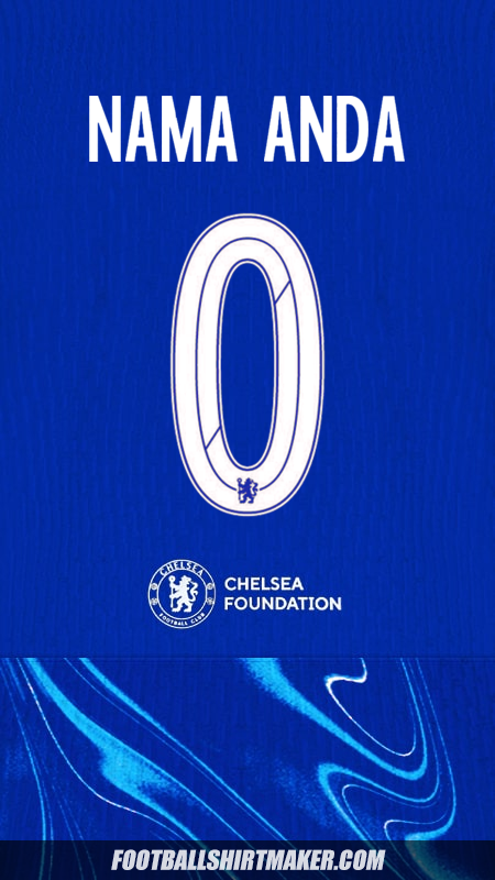 Jersey Chelsea 2024/2025 Cup -  nama anda - 0