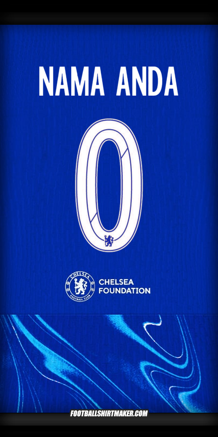 Jersey Chelsea Cup 2024/2025 -  nama anda - 0