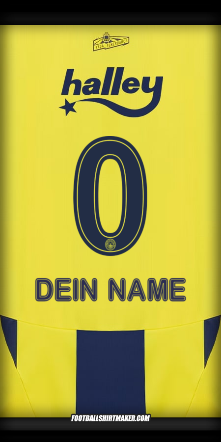 Trikot Fenerbahce SK 2024/2025 -  dein name - 0
