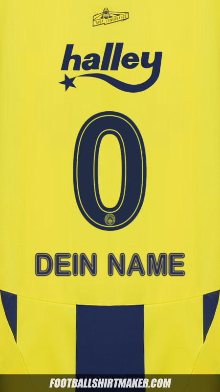 Trikot Fenerbahce SK 2024/2025 -  dein name - 0