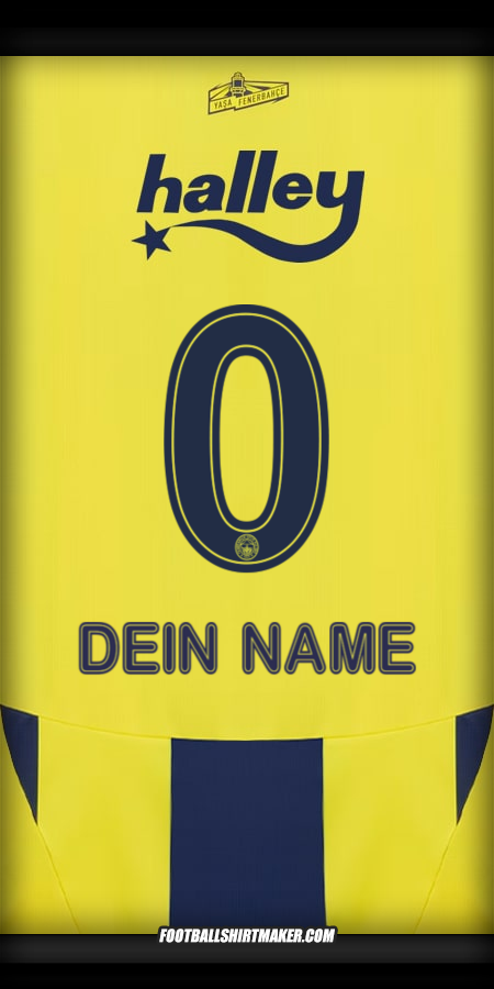 Trikot Fenerbahce SK 2024/2025 -  dein name - 0