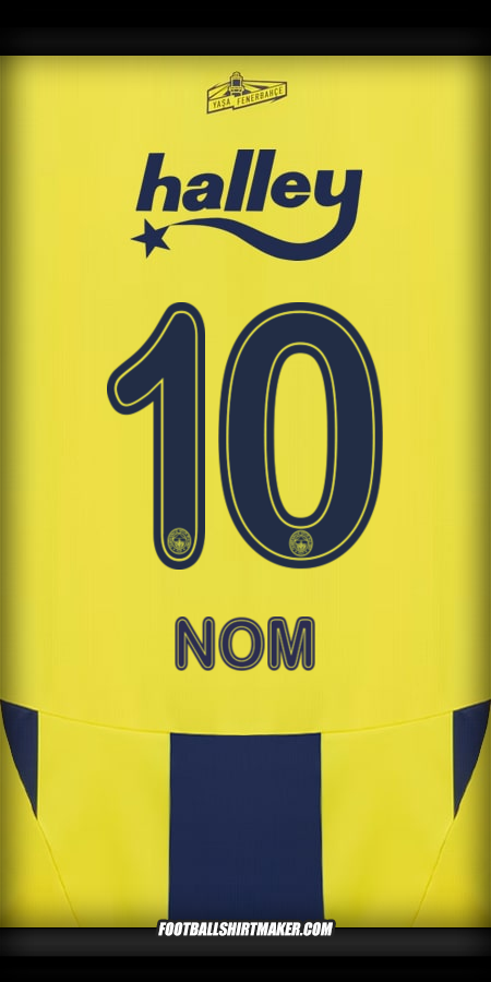 Maillot Fenerbahce SK 2024/2025 -  nom - 10