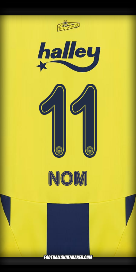 Maillot Fenerbahce SK 2024/2025 -  nom - 11