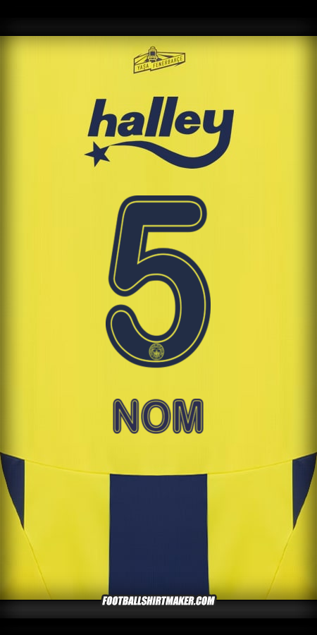 Maillot Fenerbahce SK 2024/2025 -  nom - 5