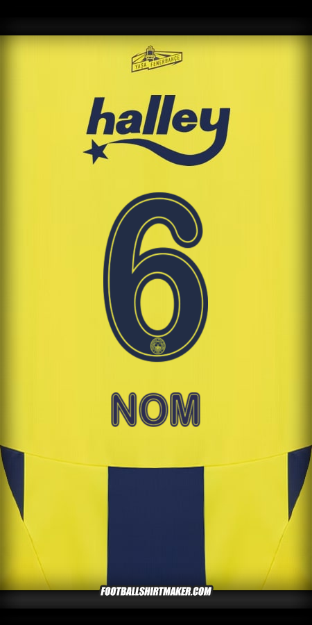 Maillot Fenerbahce SK 2024/2025 -  nom - 6