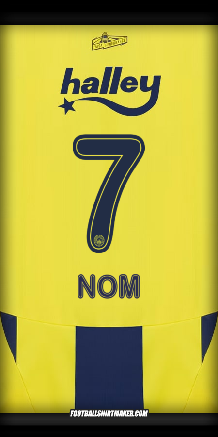 Maillot Fenerbahce SK 2024/2025 -  nom - 7