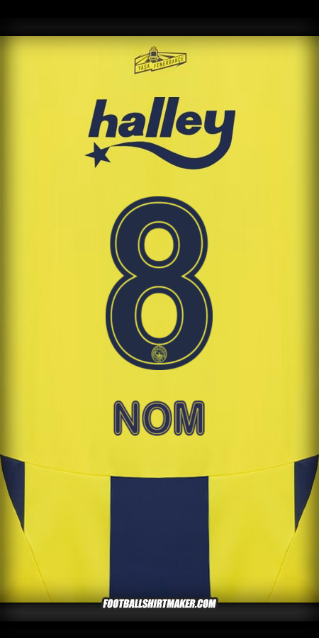 Maillot Fenerbahce SK 2024/2025 -  nom - 8