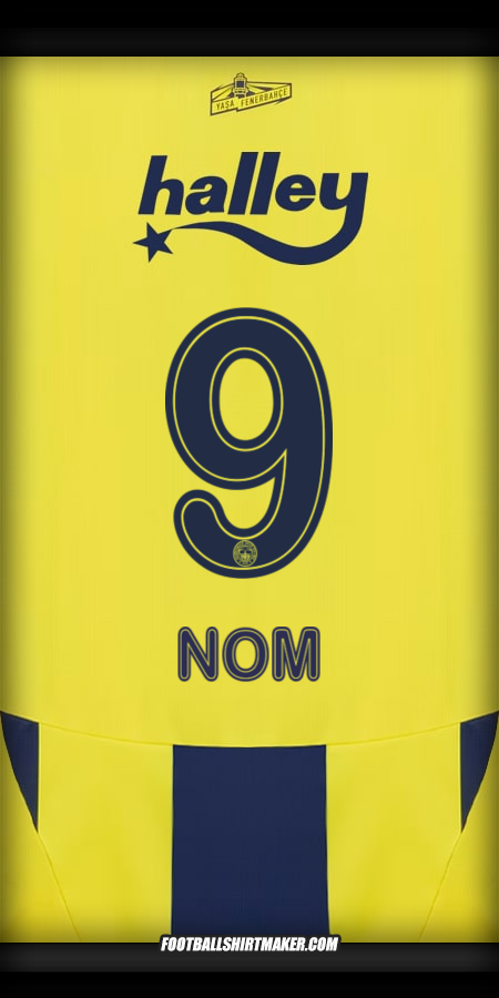 Maillot Fenerbahce SK 2024/2025 -  nom - 9
