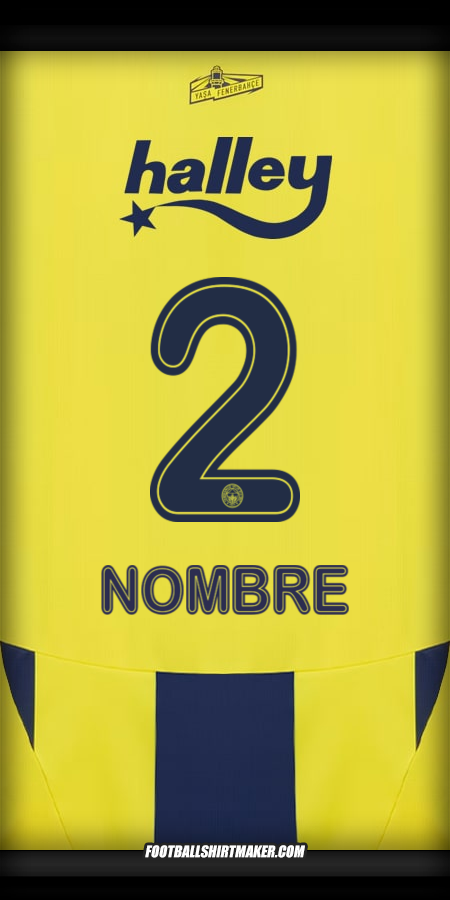 Jersey Fenerbahce SK 2024/2025 -  nombre - 2