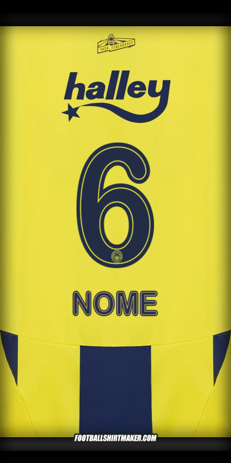 Maglia Fenerbahce SK 2024/2025 -  nome - 6
