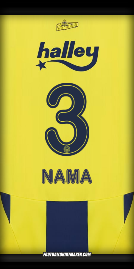 Jersey Fenerbahce SK 2024/2025 -  nama - 3