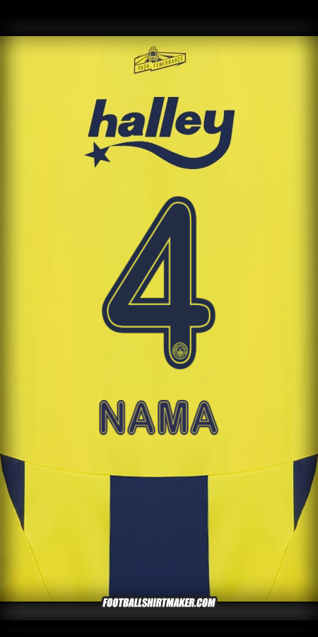 Jersey Fenerbahce SK 2024/2025 -  nama - 4