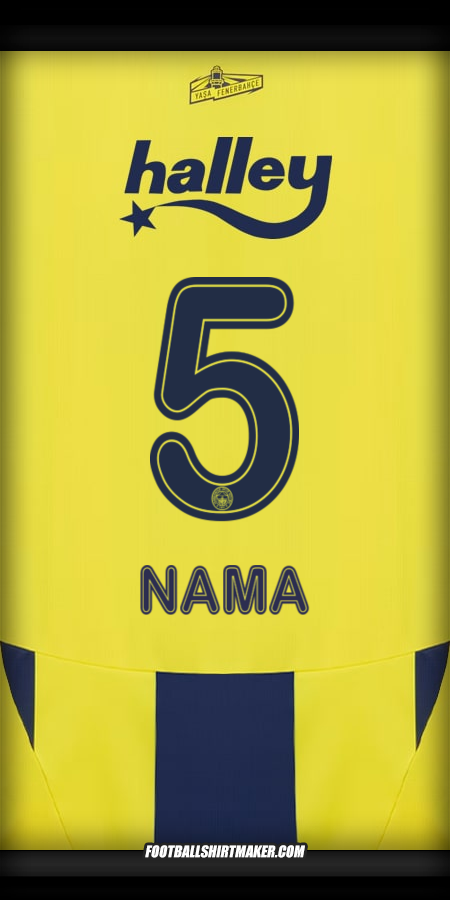 Jersey Fenerbahce SK 2024/2025 -  nama - 5