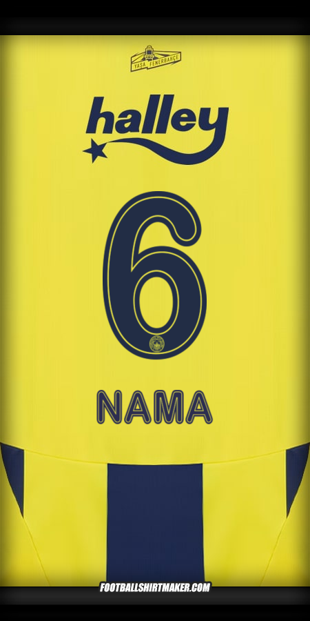 Jersey Fenerbahce SK 2024/2025 -  nama - 6