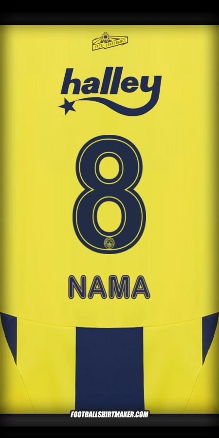 Jersey Fenerbahce SK 2024/2025 -  nama - 8