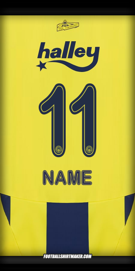 Shirt Fenerbahce SK 2024/2025 -  name - 11