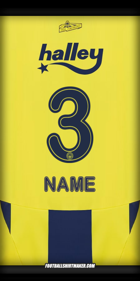 Shirt Fenerbahce SK 2024/2025 -  name - 3