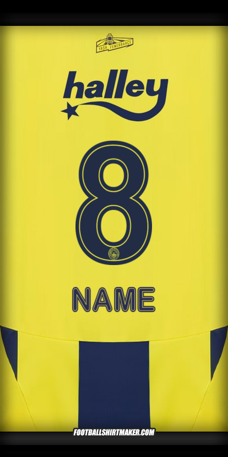 Trikot Fenerbahce SK 2024/2025 -  name - 8