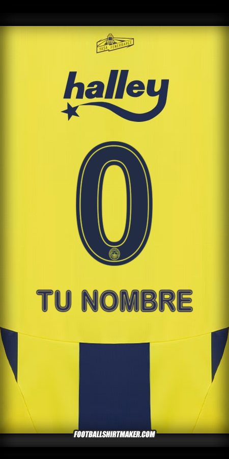 Camiseta Fenerbahce SK 2024/2025 -  tu nombre - 0