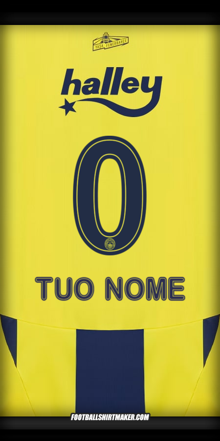 Maglia Fenerbahce SK 2024/2025 -  tuo nome - 0