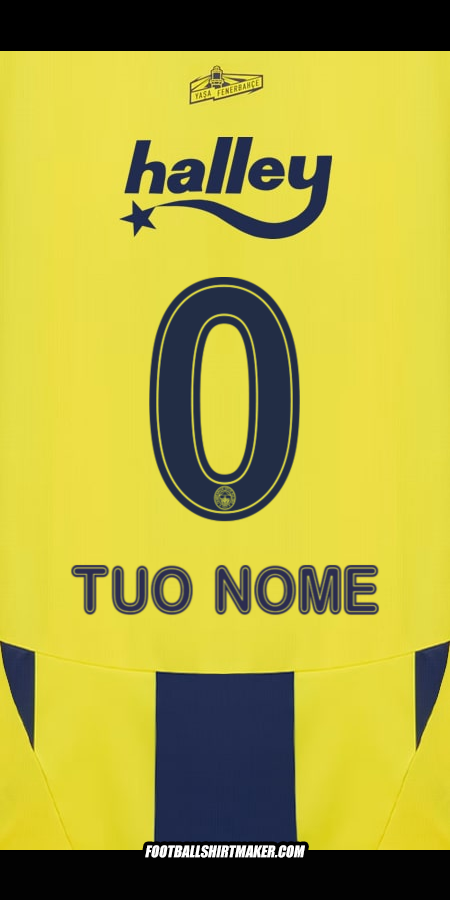 Maglia Fenerbahce SK 2024/2025 -  tuo nome - 0
