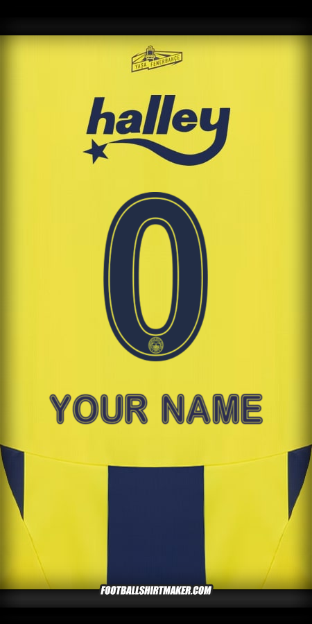 Jersey Fenerbahce SK 2024/2025 -  your name - 0