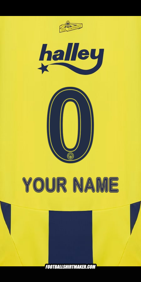 Shirt Fenerbahce SK 2024/2025 -  your name - 0