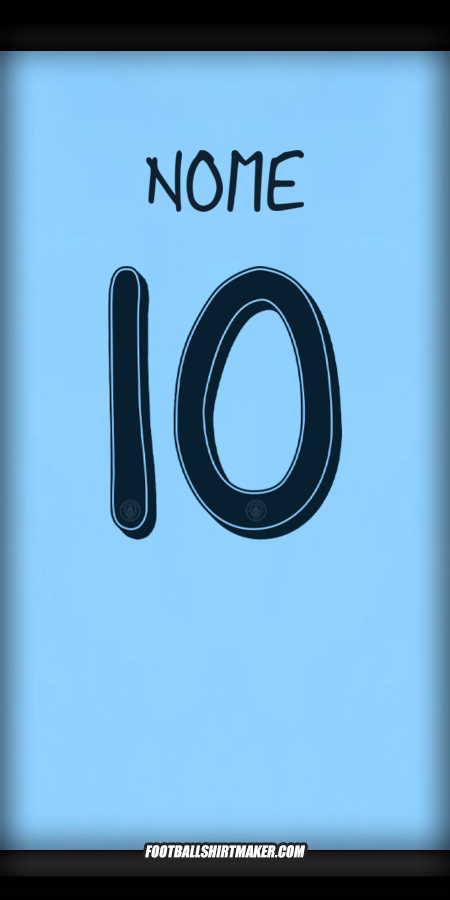 Camisola Manchester City Cup 2024/2025 -  nome - 10