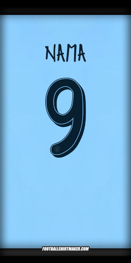Jersey Manchester City Cup 2024/2025 -  nama - 9